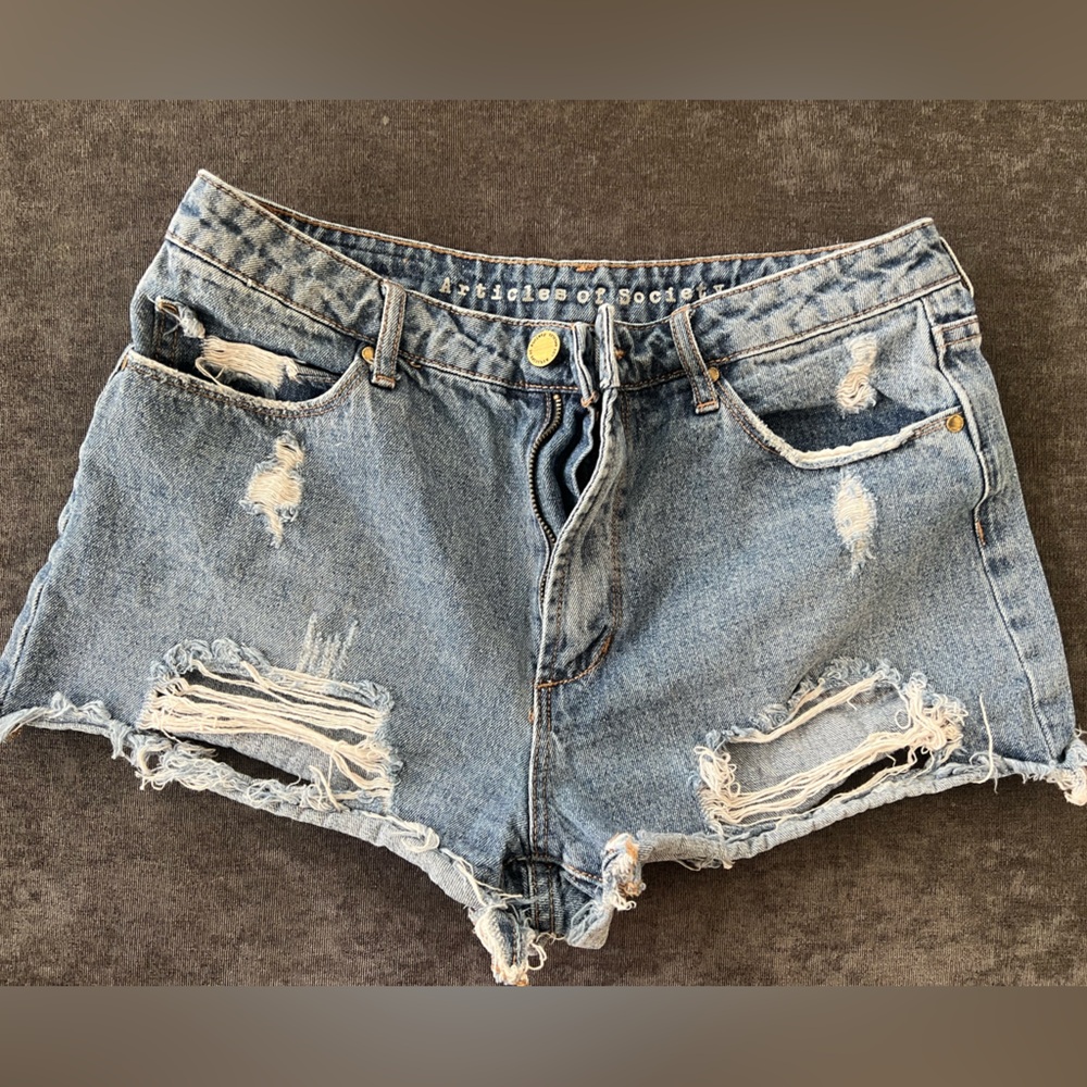 Article of society Jean shorts